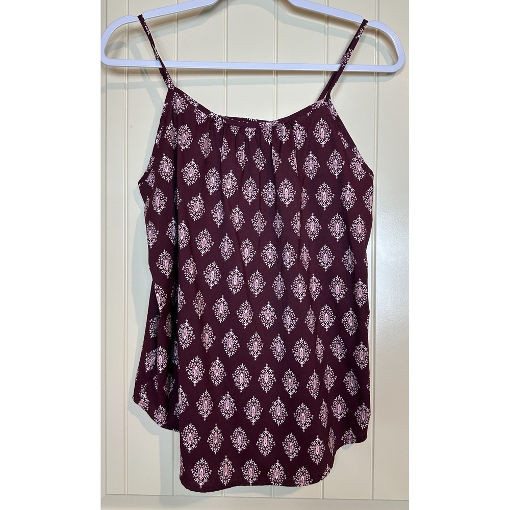 Faded Glory Cami Tank‎ Top Women's Sz S Sleeveless Scoop Spring Summer GUC